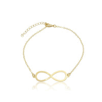 Pulseira Simbolo do Infinito | Banhada a Ouro 18k