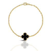 Pulseira Virginia Trevo | Banhado a Ouro 18K